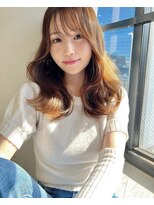 ジエクトカナウ 大阪梅田店(The Ect canow) レイヤーロング アッシュカラー 透明感カラー