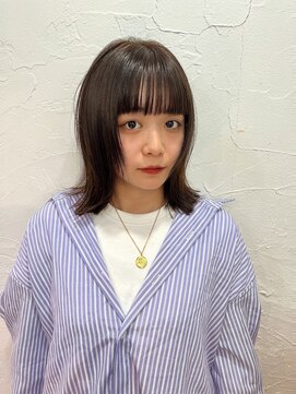 ブラウンズズシ(BROWNS Zushi) 切りっぱなしミディアムヘア
