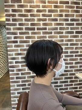 ロク 白楽(rocu) 前髪/マチルダボブ/ピンクベージュインナー/グレージュ[白楽駅]