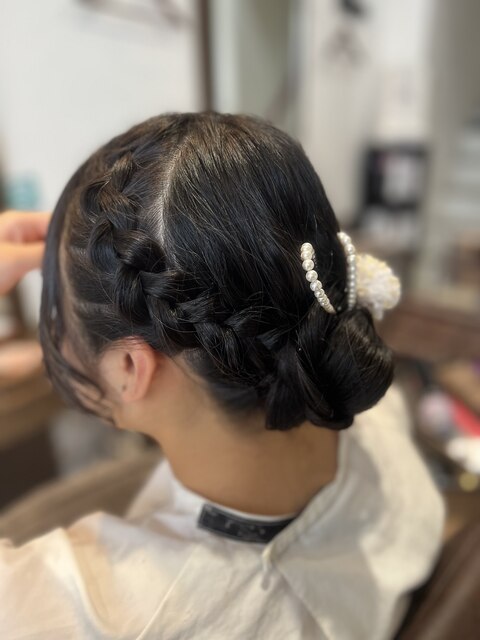 浴衣ヘアアレンジ