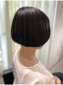 大人可愛いパープルブラックネイビーグレーマチルダボブ代官山