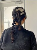 【個性派ヘアセット】