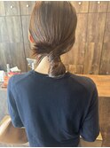 着物に似合うヘアアクセサリーいらずのヘアセット