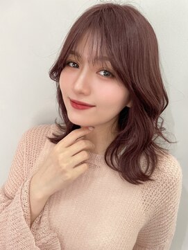 エトラ 渋谷店(etora) ★くびれレイヤーベビーピンクシアーカラー 門口直詳