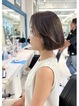 ナチュラ(natura) 髪質改善 ×うるツヤミニボブ 【杵淵雅也】