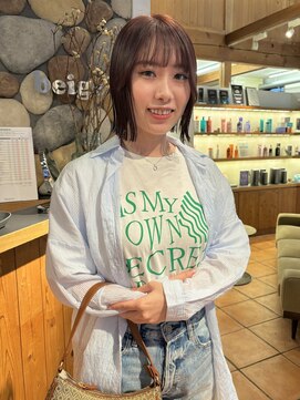 ラパンセベージュ(LA PENSEE BEIGE) LA PENSEE / beige 田川 / レッドブラウン／ボブ