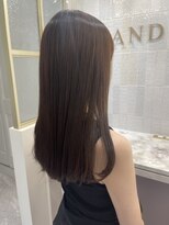 ランド 原宿表参道(LAND)&nbsp;髪質改善/ヘルシースタイル/前髪カット/ショコラアッシュ