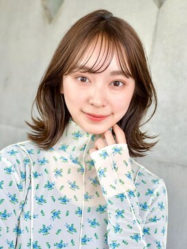 マジコ 原宿(Magico) ボブ/ミルクティーベージュカラー/ブリーチ/ダブルカラー/原宿