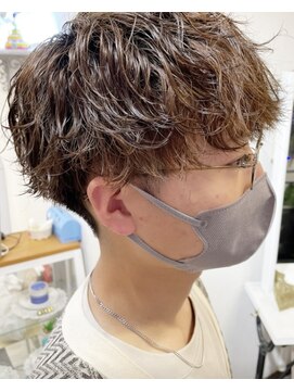 サンズ(suns) 【Miyuki】波巻きパーマ×前下がりマッシュ