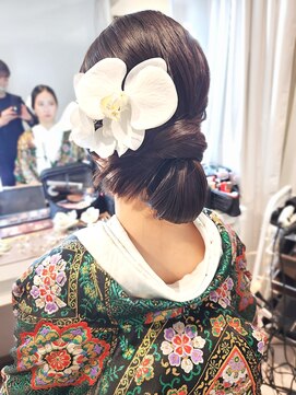 ブラウ ネイル パーティー(Blau Nail Party) 和装カチモリヘア