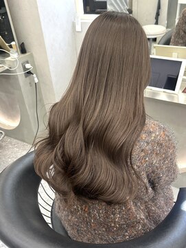 ロンド マーレ 天神大名店(Lond mare) レイヤーカット/ベージュカラー/顔まわり/透明感カラー/韓国ヘア