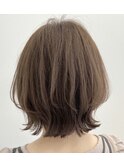 大人可愛い30代40代50代小顔◎ショートボブウルフ