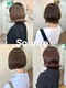 スリール バイ ミリー 江坂(Sourire by milly)の写真/【江坂駅3分】<カット¥2500>トレンドも個性も活かした似合わせカットでキレイなフォルムのショートに＊