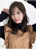【F】ゆるふわかわいい似合わせ前髪顔まわりカット