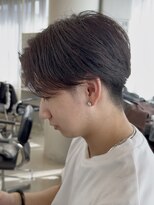 アコロン(acoron.)&nbsp;学生/ショート/センターパート/ニュアンス/池袋メンズカット