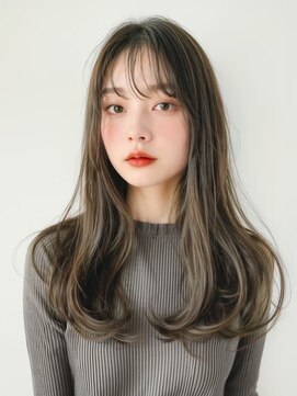 ヘアサロン エフ 渋谷(F) #透明感カラー#艶カラー#オリーブベージュ