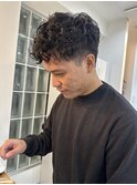 men's 外国人風パーマ