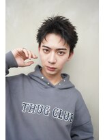 ニコ トウキョウ ロジック(nico TOKYO Logic)&nbsp;刈り上げアップバングスパイキーショートパーマスパイラルパーマ