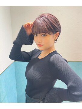 ロンド レグリーズ 立川(Lond leglise) ショート/オリーブグレー/グランマッシュ/小顔/前髪/顔周り/立川