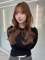 ボタン ハカタ(VOTAN hakata) ブラウンカラー×レイヤーカット