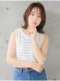 くびれミディアムレイヤーシースルーウルフ【淡路/上新庄】