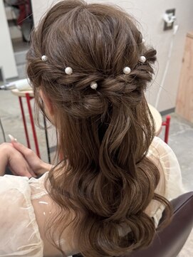 ニュイ 木更津(nuit) 着物ヘア/大人ガーリー/ダークアッシュ/似合わせカット/木更津