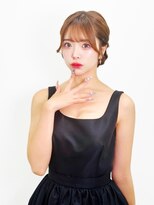 ステラ(Stella)&nbsp;銀座ヘアセット。宣材サロモ編。ギブソンタックVOL2.0