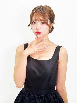 ステラ(Stella) 銀座ヘアセット。宣材サロモ編。ギブソンタックVOL2.0