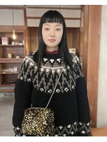 ノフ(knof)&nbsp;【イメージの変わるオン眉ロングヘア】