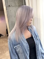 ラニヘアサロン(lani hair salon)&nbsp;ホワイトカラー/ホワイトミルクティー/ブリーチ/ダブルカラー