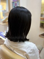 ヘアアンドフェイス マリィファースト(Hair&Face Marry First)&nbsp;セミロング/外はねスタイル/艶髪