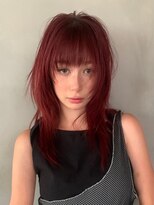 ペレ 原宿(PELE)&nbsp;ダークパープル/ナチュラルショート/夏のヘアアレンジ/原宿