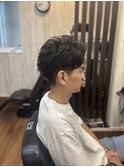 ツーブロショート