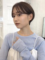 ガーデントウキョウ(GARDEN Tokyo)&nbsp;丸みショート ショートボブ 顔まわりカット ベージュカラー
