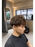 【圧倒的人気】メンズカット+ツイストスパイラルパーマ￥11.000