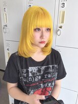 セブンルックスクレオ(7LOOKS creo)&nbsp;ネオンイエローカラー/レイヤーカット