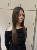 ヘアアンドメイク シークネクスト(HAIR&MAKE SeeK NEXT)&nbsp;ナチュラルブラウン×顔まわりレイヤー