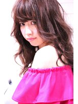 ホラン(HoLan)&nbsp;HoLan☆S/Astyle無造作くせ毛風xワイドバングx無造作ハニーヘア