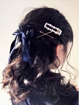ヘアーメイク S&I ハーフアップ