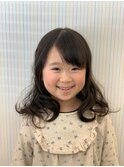 キッズ　ロングウエーブスタイル