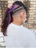 【roijir 山岸】スキンフェード女子 刈り上げ女子インナーカラー