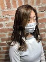 ラウンジ ヘアアンドグルーミング(Lounge HAIR&GROOMING) シアブラウン&韓国巻き