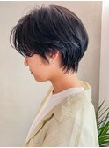 “黒髪マッシュショート “