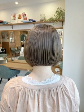 ロンドプロフィール 浦和(Lond profil) 浦和ショートヘアショートカット韓国白髪ぼかし白髪染めボブ