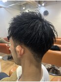 ツーブロックマッシュの束感ショートMEN’S HAIR15