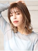 大人可愛い小顔美髪ツヤ髪外国人風くすみブラウン髪質改善A6