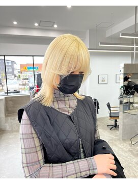 ハイブ 金沢(Hive) 10代20代ハイトーンカラーツヤ髪スタイルブリーチ髪質改善