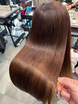 アディクト 東陽町西口(addict) ツヤツヤ髪になる髪質改善＿チョコブラウン＿ロング［東陽町］