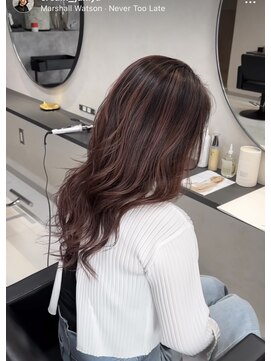 クリーム(CREAM) バレイヤージュ×ピンク