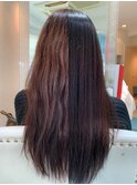 酸性ストレート＋アディクシーカラー